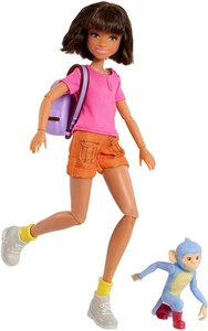 DORA L'ESPLORATRICE e Scimma BOOTS BAMBOLA 30cm ORIGINALE Giochi Preziosi - Picture 1 of 4