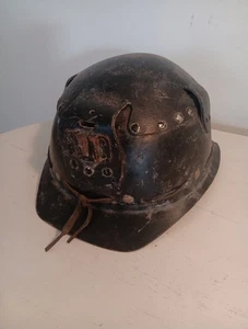 Sombrero casco mineros carbón años 50 vintage BS Thetford Inglaterra productos moldeados - Imagen 1 de 10