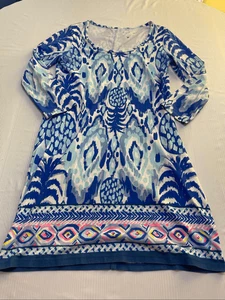 LILLY PULITZER Beacon Dress Tropical Call Serene Size Small - Bild 1 von 6