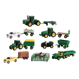 Tomy Official John Deere Cars Truck Tractor & Farm Toys Plastic Assorted 20 pc - Picture 1 of 3