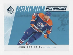 2024-25 SP AUTHENTIC HOCKEY BLUE MAXIMUM PERFORMANCE LEON DRAISAITL OILERS - Picture 1 of 2