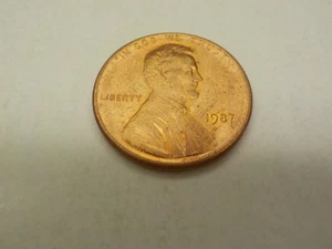 1987 P Lincoln Memorial Cent RD DDO DATE Liberty Error Coin-266 - Picture 1 of 13