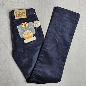 Pantalones Lee Riders vintage para hombre 29x34 (se adapta a 28x34) azul pana rectos años 80 NUEVO - Imagen 1 de 9