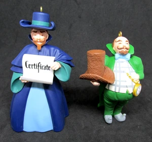 Hallmark MUNCHKINLAND SINDACO E CORONER Il Mago di Oz 1997 Ornamenti ricordo - Foto 1 di 10