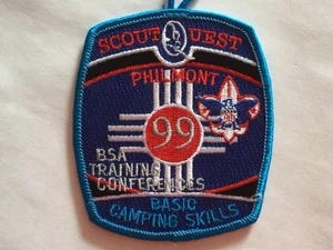 Patch conferenza Philmont Scout Ranch Basic Camping Skills 1999 - Foto 1 di 1