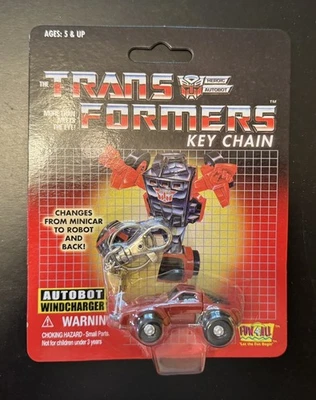 Transformers G1 reissue Minibot Keychain – Windcharger– NEW, sealed card! - Image 1 of 4