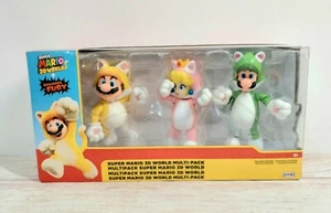 Super Mario 3D World Bowser's Fury Multi-Pack Juguete Gato Mario Melocotón Luigi Figuras - Imagen 1 de 16