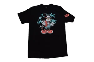 Neff X Disney Mens Mickey Mouse Peace Palms Black Shirt NWT S-XL - Picture 1 of 5