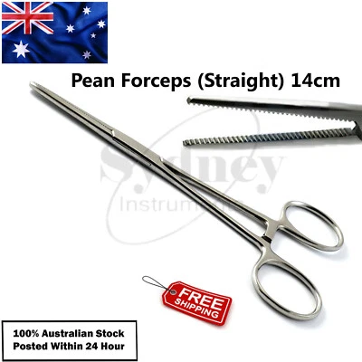 BEADEN® INSTRUMENTS / MEDSPO Surgical Hemostat Pean Forceps Straight Locking Plier Artery Clamp