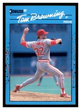 1990 Donruss Best of the NL #27 TOM BROWNING Cincinnati Reds