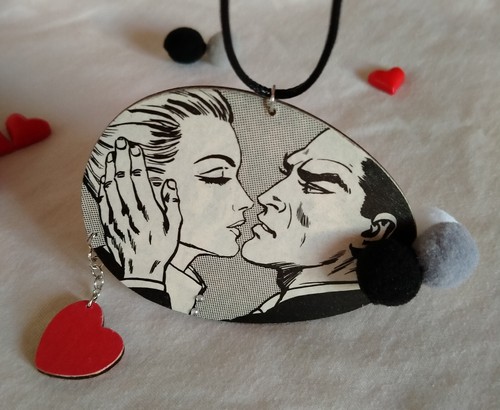 Collana Diabolik Eva fatti a mano amore cuore san valentino love regalo donna
