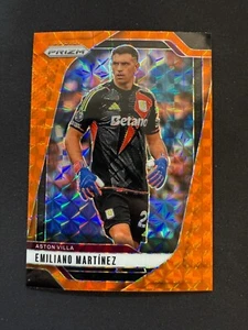 2024-25 Panini Prizm Premier League Emiliano Martinez Orange Mosaic Prizm - Picture 1 of 2