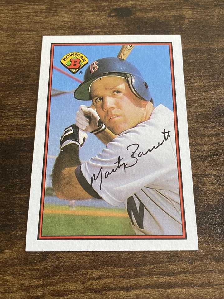 1989 Bowman #28 Marty Barrett Boston Red Sox D432* - Image 1 of 1