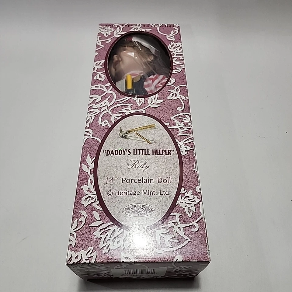 14" Heritage MINT Daddy's Little Helper Billy Porcelain Doll MIB 1993