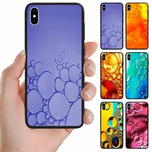 For Samsung Galaxy Series Water Bubble Print Mobile Phone Back Case Cover #1 - Picture 1 of 7