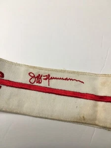 1979 NATIONAL O.A. CHIEF JEFF HERRMANN SIGNED BROTHERHOOD SASH - Picture 1 of 2
