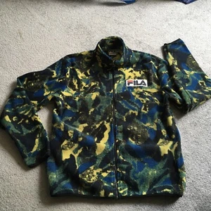 Chaqueta Fila Fleece Cremallera, Talla M - 46” Pecho, Edición Limitada, - Imagen 1 de 10