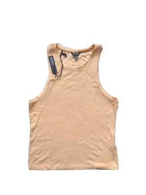 Buffalo Women's David Bitton Tank Top Apricot Color Solid Size L New RN#149651  - Image 1 of 4
