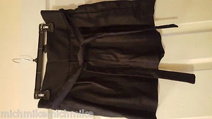 Brand new Very Cute Marc by Marc Jacobs Women Black Linen Double Pleat Shorts 10 - Picture 1 of 10