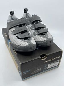 NEW Bontrager STREET WSD EU 37 US 6 Women's Gray Spin PELOTON Shoes MSRP $75