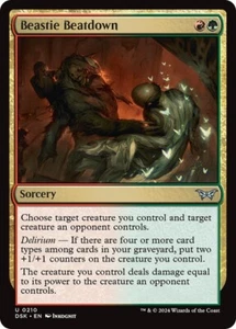4 x Beastie Beatdown (0210) - Duskmourn: House of Horror - Uncommon - Picture 1 of 1