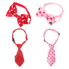2 Sets Polyester Tie Puppy Collar Collars for Small Puppies