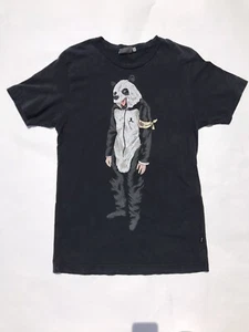 Camiseta negra rara 2009 Jesper A Panda Artist WeSC Superlative Conspiracy - Imagen 1 de 8