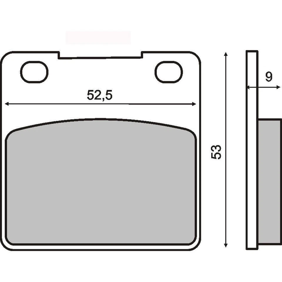 Rear Brake Pads for Suzuki GSX-R 1300 HAYABUSA 2003 2004 225100720 - Image 1 of 1
