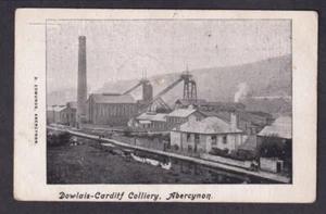 Wales Glamorgan Rhondda ABERCYNON Colliery + Llanbister Rd single ring pmk 1905 - Picture 1 of 2