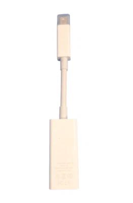 CAVO ADATTATORE (A1433) DA ETHERNET A GIGABIT COMPATIBILE APPLE COLORE BIANCO - Immagine 1 di 4