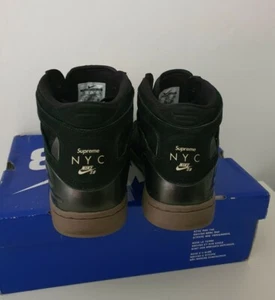 FW11 Supreme Nike Zoom Air 94 Hi Black US 10 UK 9 EU 44 Sneaker Lot Vintage - Bild 1 von 12