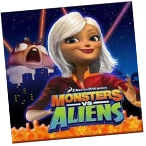Monsters VS Aliens Napkins Beverage 16CT - Picture 1 of 1