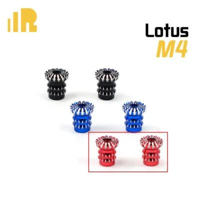 M4 4mm CNC Aluminum FrSky Gimbal Stick Ends Transmitter Stick Anti-slipping Cap - Image 1 of 2