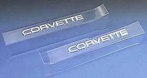 SILL EASE SILL COVERS / PROTECTORS-CLEAR-WITH WHITE LETTERS-PAIR-90-96 E22448 ! - Picture 1 of 1