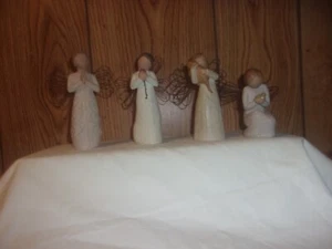 4 WILLOW TREE ANGEL FIGURINES - Picture 1 of 3