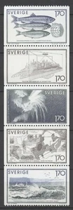 No: 79262 - SUECIA - UN ANTIGUO BLOQUE DE 5 - ¡ESTAMPILLADA SIN MONTAR O NUNCA MONTADA!¡! - Imagen 1 de 1