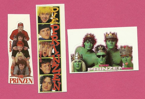 Prinzen 1980s Movie Pop Rock Music TV Mini Stickers from Germany | eBay