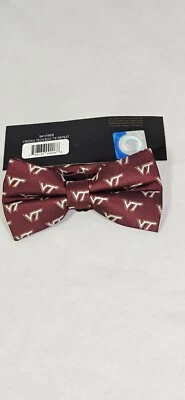 Мужской шелковый галстук Virginia Tech Hokies University College E. Wings красный галстук-бабочка - Изображение 1 из 2