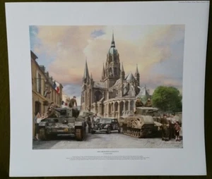 cp086 The Liberation Of Bayeux by Simon Smith. Ex Stock. Starting at Trade Price - Picture 1 of 1