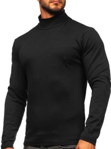 100% Merino Wool UT Thermo Active Men SOFT High Neck Shirt Base Layer 2503 NEW - Picture 1 of 8