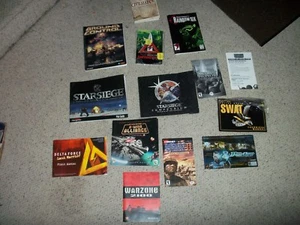 pc computer video games lot #1 manuals and books - Bild 1 von 4