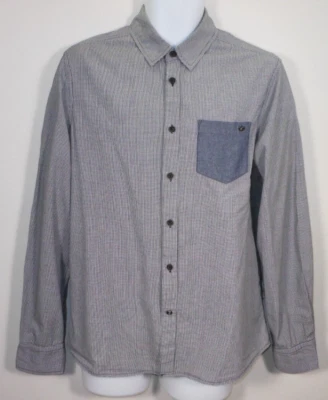 2507-M31-8B7 William Rast micro plaids long sleeves dress shirt - Image 1 of 4