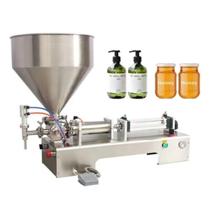 Ketchup Paste Filling Machine Liquid Sauce Filler Peanut Butter Filling Machine - Picture 1 of 13