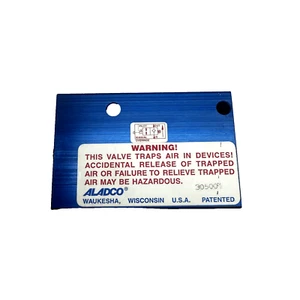 NUEVA VÁLVULA DE RETENCIÓN DOBLE ALADCO 1/4" 4 PUERTOS - Imagen 1 de 5