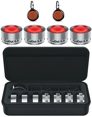 Chauvet DJ CoDot ILS 4-pack LED Illuminators Wash Up-Lights+Case+Home Speakers - Image 1 of 4