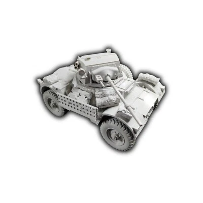 English Tank Daimler Armored Car scale 1:18 white color model kits DIY - Image 1 of 4