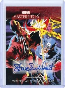 STEVE ENGLEHART 2008 UD MARVEL MASTERPIECES 3 "CAPTAIN AMERICA WRITER" AUTO CARD - Picture 1 of 2