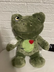 Build a Bear Halloween Zombie Frosch Stofftier dunkelgrün 17 Zoll - Bild 1 von 8
