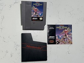 NES NINTENDO DOUBLE DRAGON II 2  GAME with MANUAL & POSTER & SLEEVE 