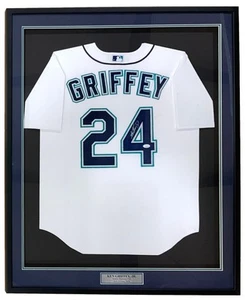 Ken Griffey Jr. Signed Framed Seattle Mariners Nike Baseball Jersey JSA Hologram - Picture 1 of 2